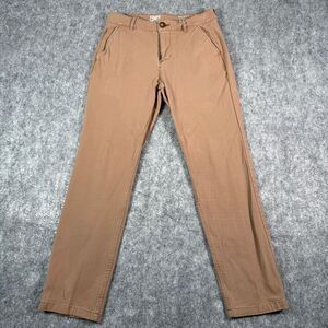 Mugsy Belmont Pants Mens 30x30 Fits 30x28 Brown Chinos Khakis Casual Office